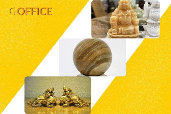Bố trí vật phẩm phong thủy trên bàn làm việc hợp mệnh Kim