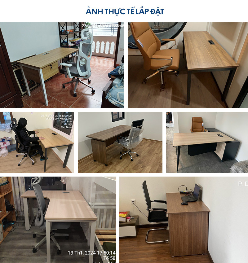 Các mẫu bàn làm việc đơn