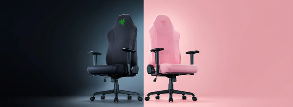 Các phiên bản màu sắc và kiểu dáng đa dạng của vỏ bọc ghế gaming Razer.