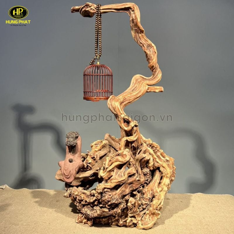 Các ứng dụng đa dạng của gỗ lũa trong trang trí nội thất và nghệ thuật