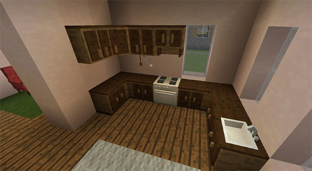 Các vật phẩm trang trí và đồ dùng hữu ích, giúp Minecraft có bàn ghế phong phú.