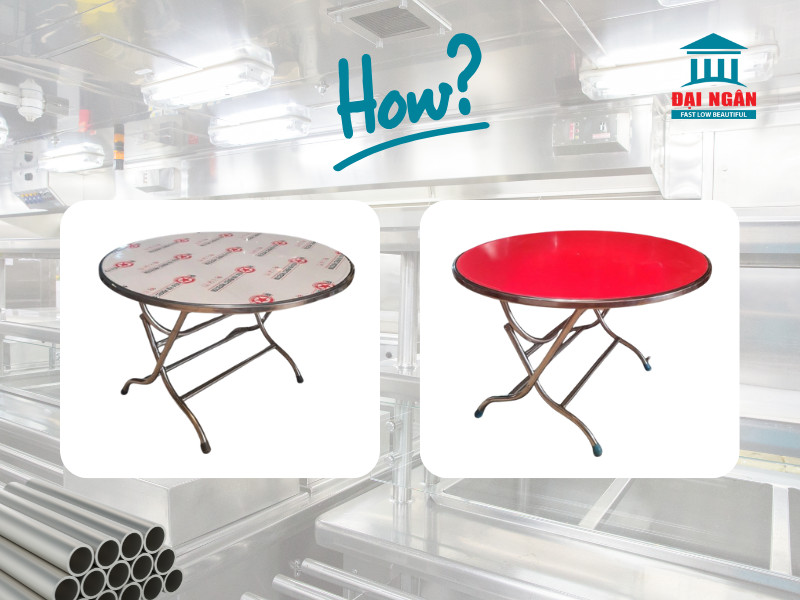 Cách chọn bàn inox tròn phù hợp với nhu cầu