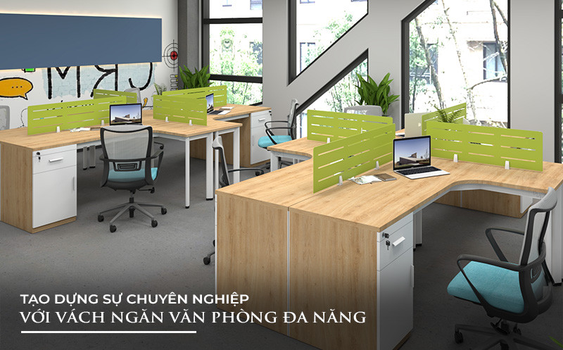 Cách lựa chọn vách ngăn bàn làm việc phù hợp với nhu cầu sử dụng