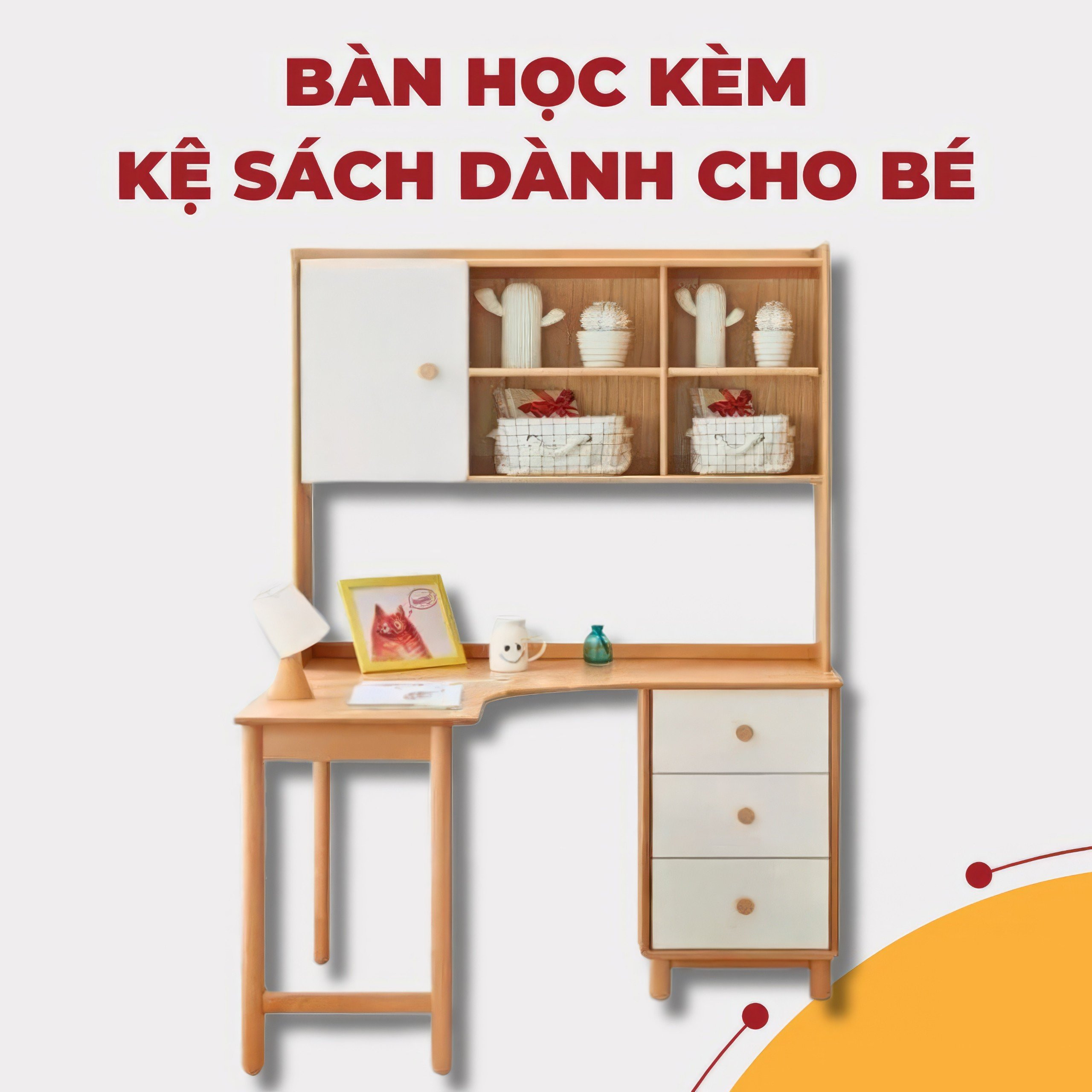 Cách nhận biết bàn học gỗ công nghiệp phù hợp với bé