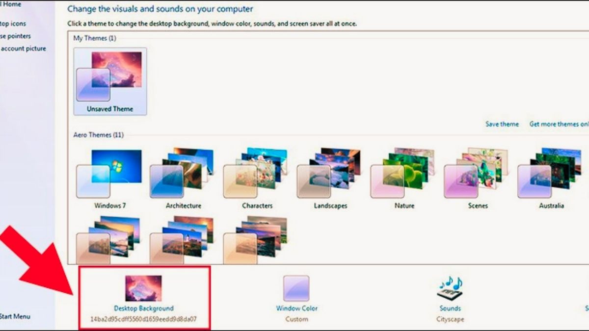 Cài đặt hình nền PC bàn làm việc trên Windows