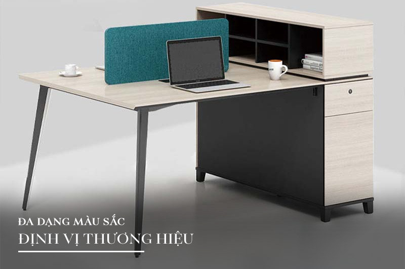 chất liệu gỗ cho bàn làm việc văn phòng 2 người bền đẹp