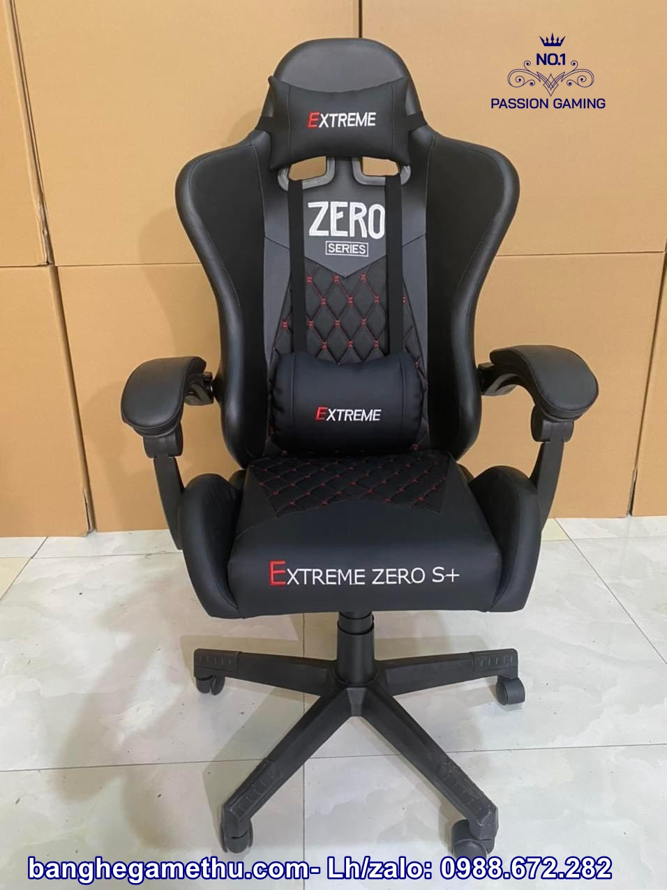 Chi tiết ghế gaming Zero S với phần tay ghế có đệm