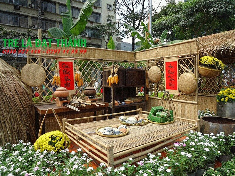 Chiếc chõng tre truyền thống với thiết kế đơn giản và chắc chắn