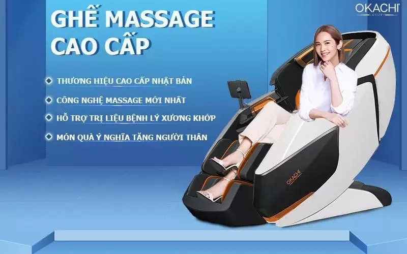 Công nghệ massage tiên tiến trên ghế ngồi massage lưng mang lại trải nghiệm tối ưu