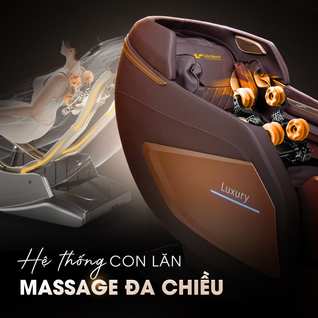Công nghệ và tính năng của ghế ngồi massage Lifesport