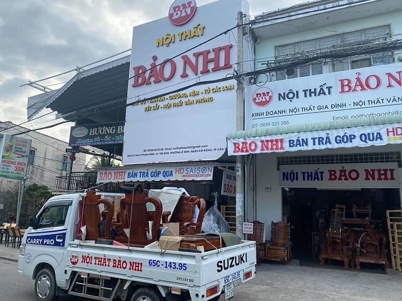 Cửa hàng Bảo Nhi - lựa chọn xưởng bàn ghế Cần Thơ phong phú