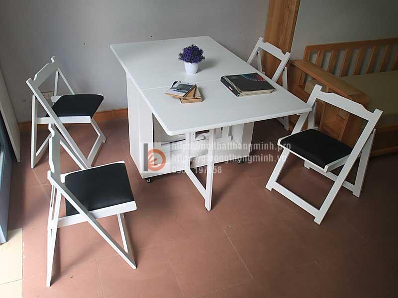 Đa dạng mẫu mã bàn ăn thông minh phù hợp mọi phong cách nội thất