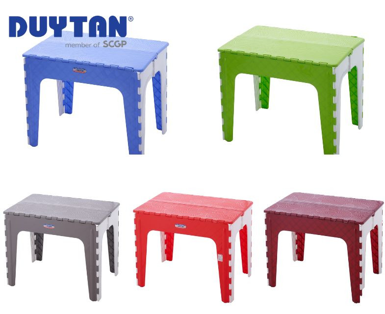 Đa dạng màu sắc của bàn ăn xếp gọn nhựa cao cấp