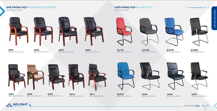 Danh mục các mẫu ghế ngồi phòng họp hiện đại cho không gian chuyên nghiệp