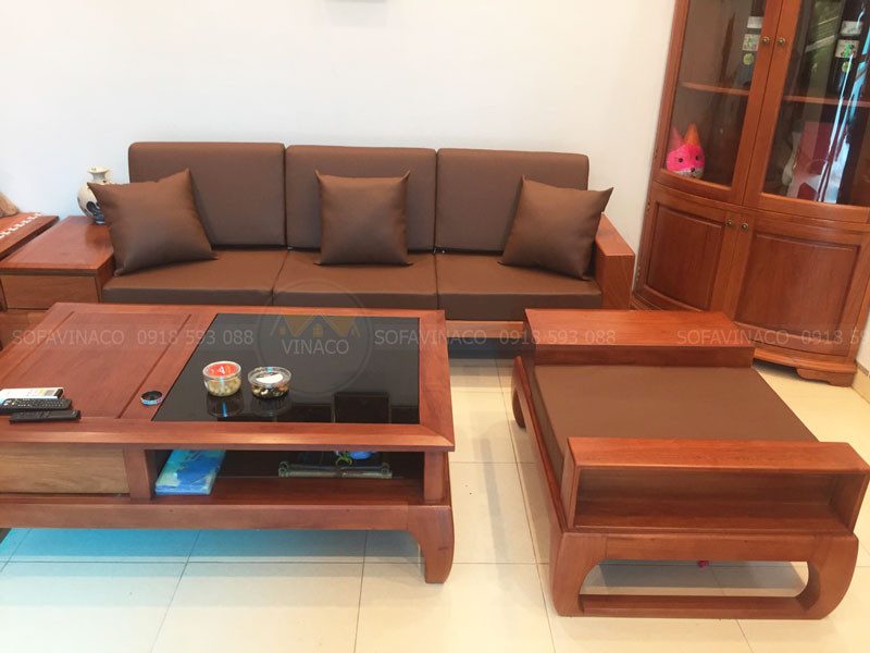Đệm làm đúng chuẩn kích thước lòng ghế và mẫu da được lựa chọn