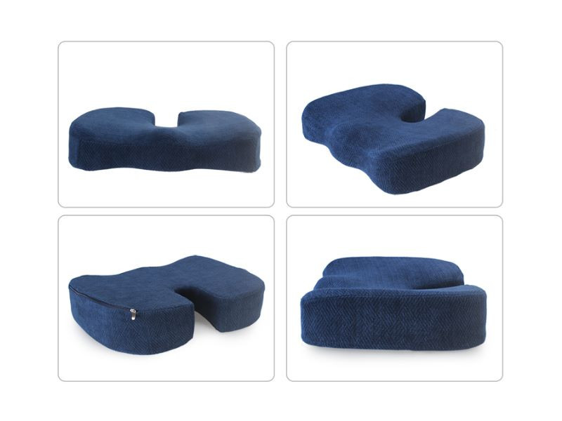Đệm lót ghế công thái học Zuri Pillow giúp giảm áp lực lên vùng mông và xương cụt khi ngồi lâu
