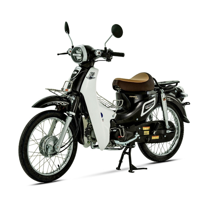 Detech Espero Plus 2 - mẫu xe máy Cub 50cc cho bạn học sinh nữ cấp 3 mang vẻ đẹp hoài cổ pha lẫn hiện đại