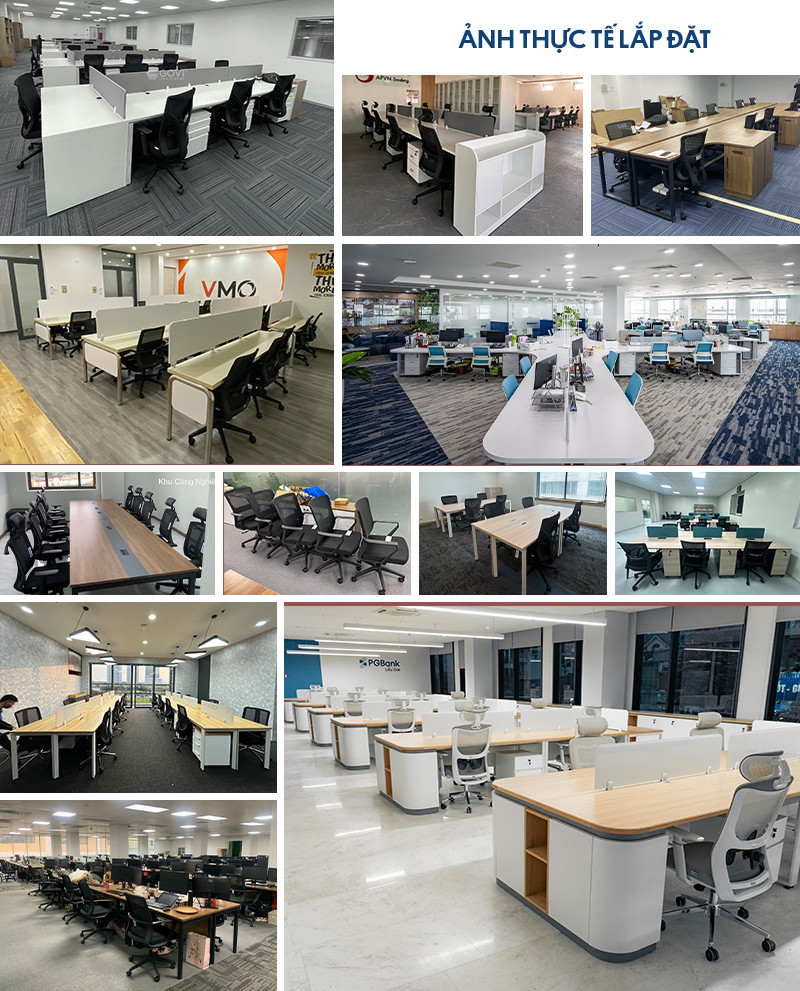 Dự án lắp đặt ghế làm việc xoay