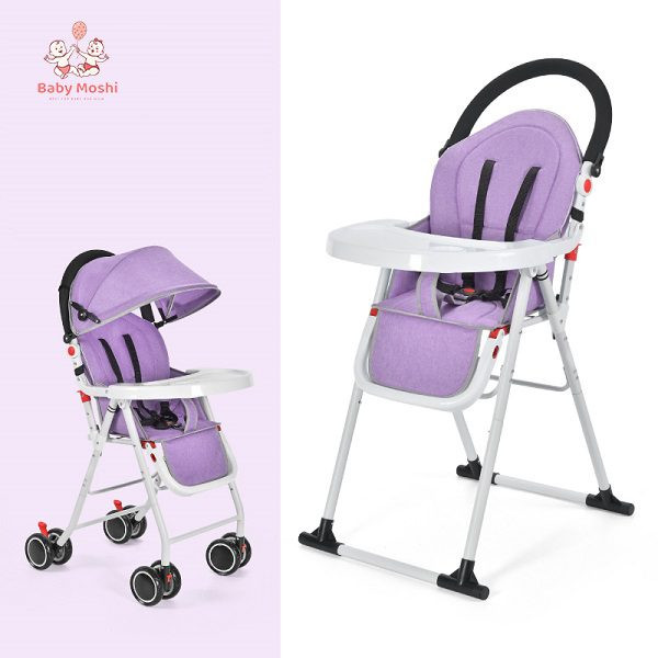 Ghế ăn dặm kết hợp xe đẩy Infantes A69C với khả năng điều chỉnh linh hoạt