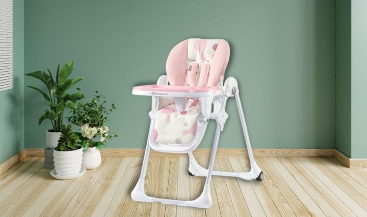 Ghế ăn dặm Kinderkraft Yummy hồng
