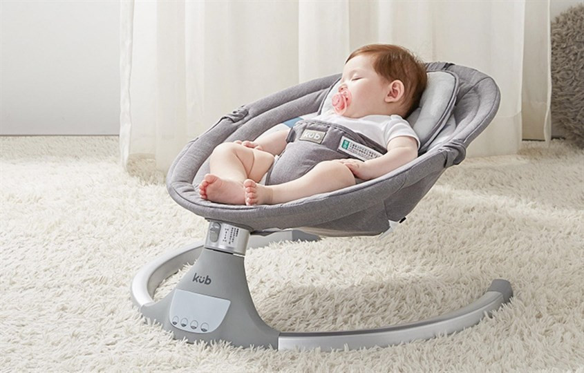 Ghế bập bênh điện tự động với nhiều chế độ rung nhẹ nhàng