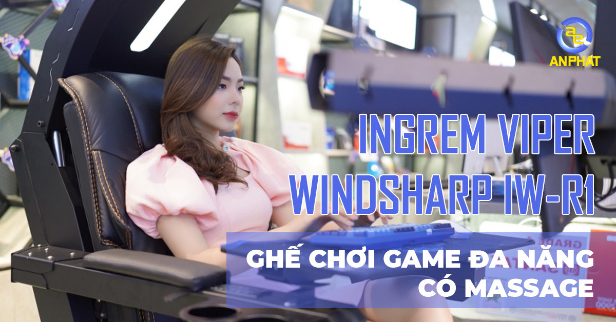Ghế chơi game đa năng Ingrem VIPER Windsharp, một lựa chọn cho buồng chơi game giả lập.