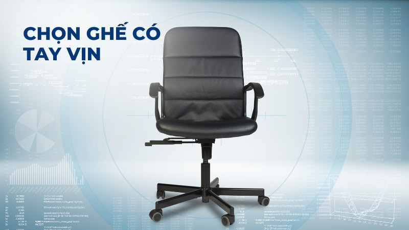 Ghế có tay vịn điều chỉnh hỗ trợ người đau cột sống