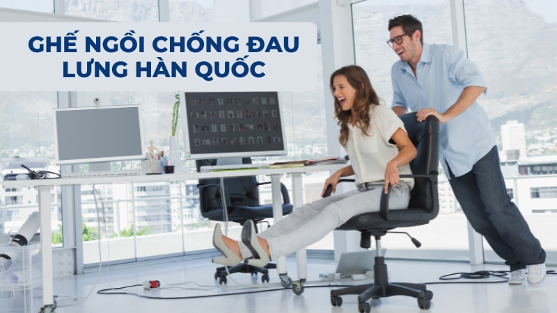 Ghế công thái học hiện đại tối ưu cho người đau cột sống