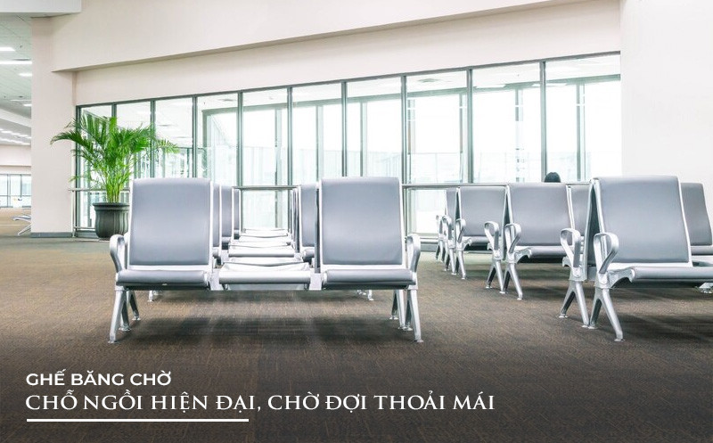 Ghế dài ngồi chờ inox bền bỉ cho khu vực công cộng