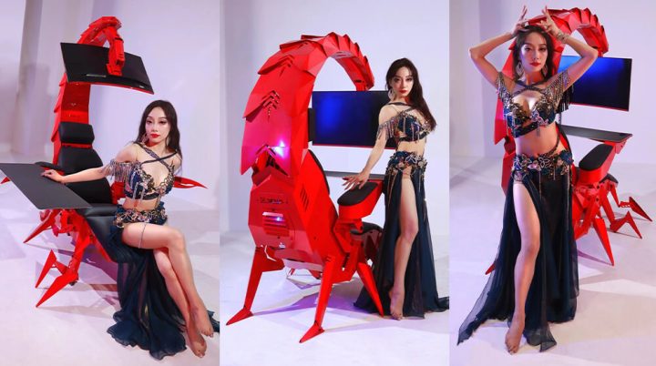 Ghế gaming bọ cạp Ingrem Smart Team Scorpion với thiết kế công thái học