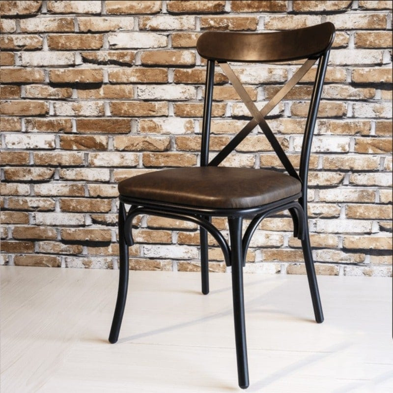 Ghế gỗ vintage kết hợp sắt giá rẻ