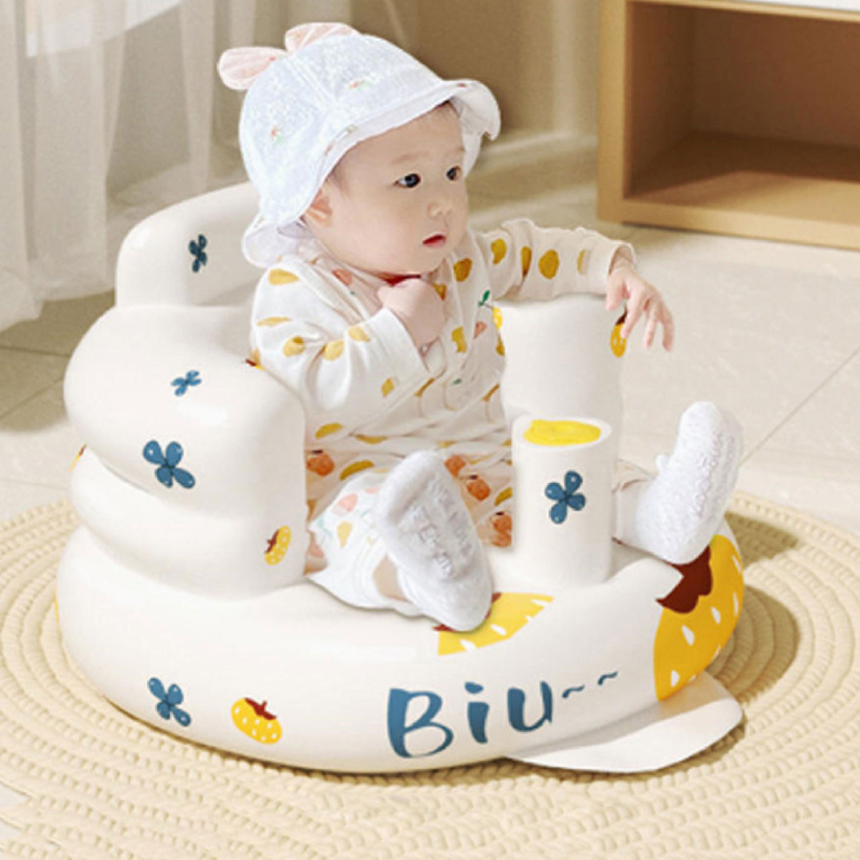 Ghế hơi tập ngồi cho bé