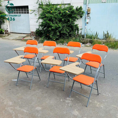 ghế liền bàn học sinh thanh lý có thể gập gọn tiện lợi