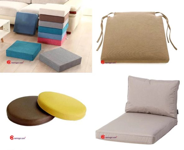 Ghế nệm ngồi bệt tròn cho không gian thư giãn