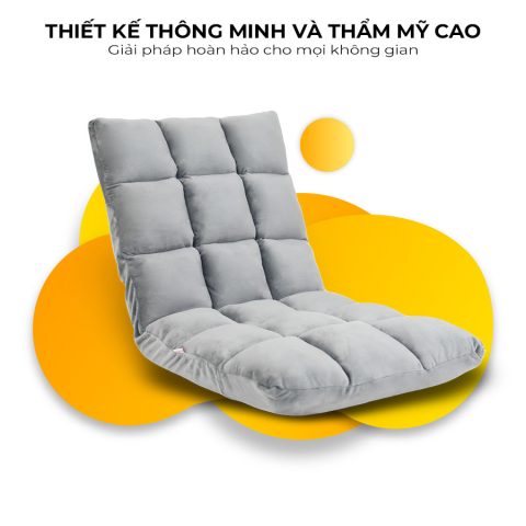 Ghế ngồi bệt tựa lưng Tatami với thiết kế thông minh, đường nét tinh tế
