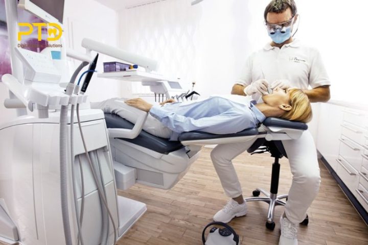 Ghế ngồi nha khoa tiện nghi tại phòng khám