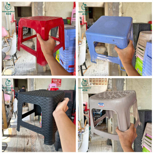 Ghế nhựa cafe nhiều màu thanh lý