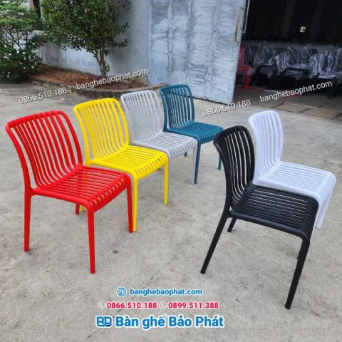 Ghế nhựa cao 50cm với kích thước chuẩn người Việt