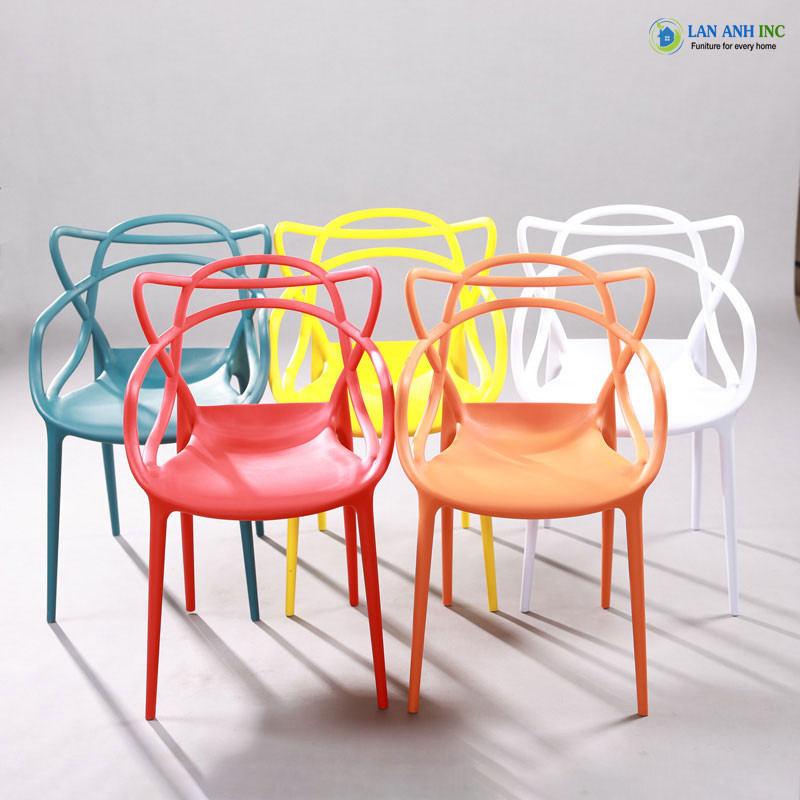 ghế nhựa đúc nguyên khối hiện đại LAD3008