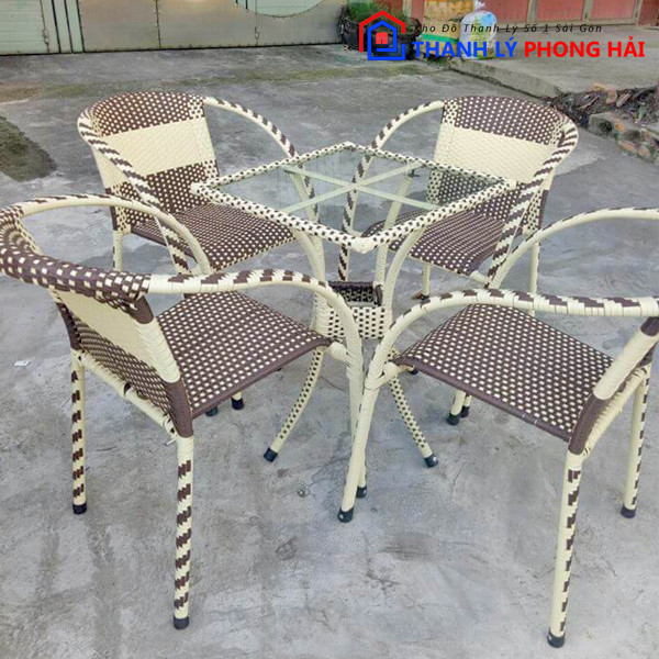 Ghế nhựa giả mây