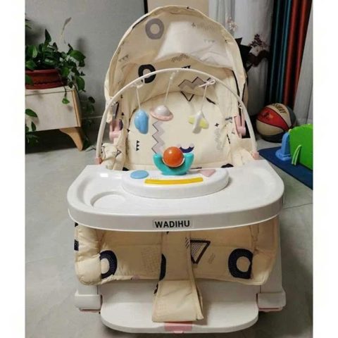 Ghế rung bập bênh đa năng cho bé, thiết kế linh hoạt hỗ trợ giấc ngủ và vui chơi