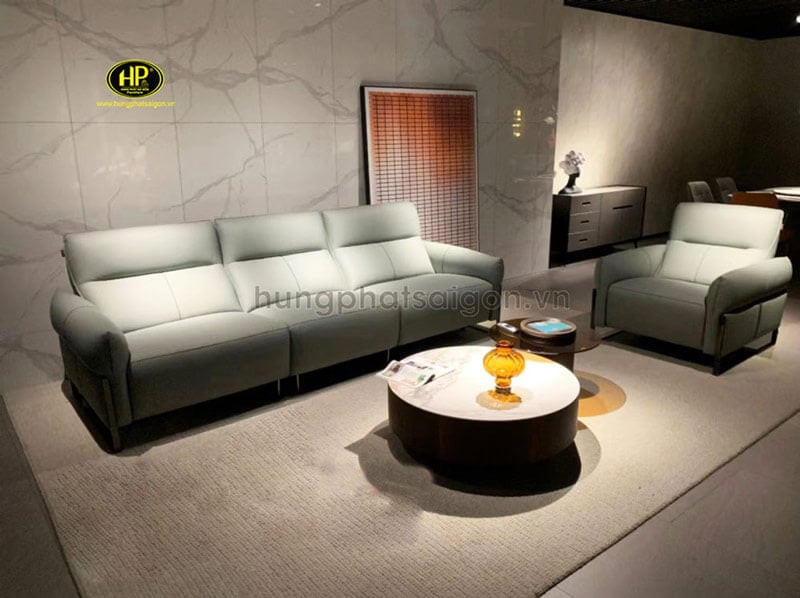 ghế sofa da bò thật cao cấp nhập khẩu NK-2626