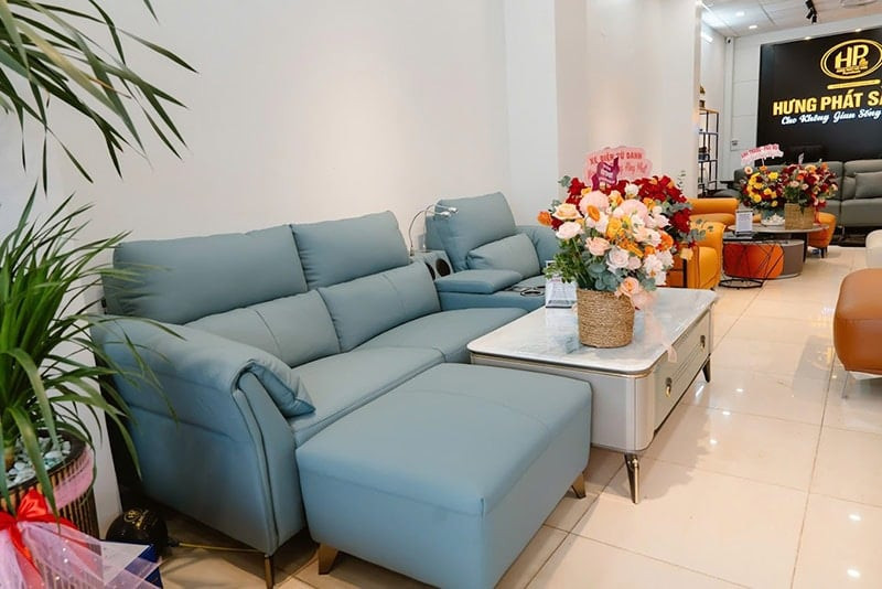 Ghế sofa da bò thư giãn