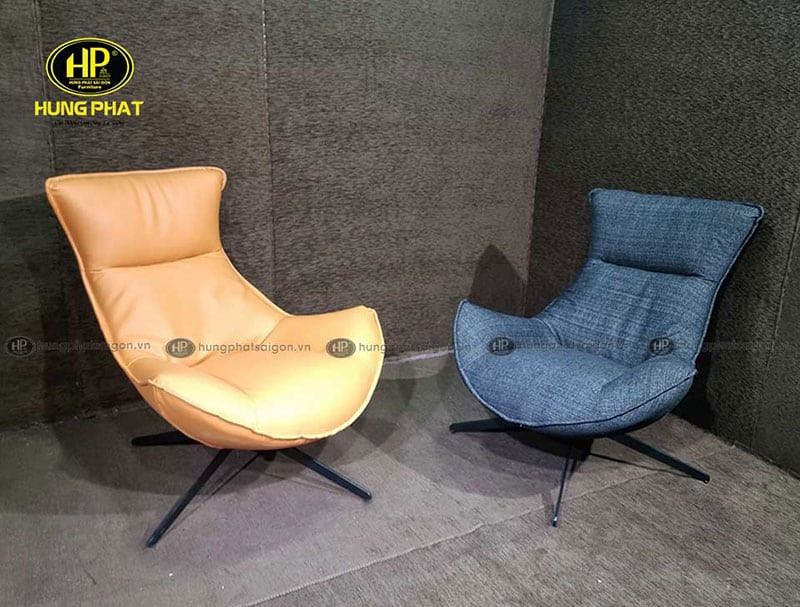 Ghế sofa đơn 1 chỗ ngồi màu xám nhạt tối ưu không gian