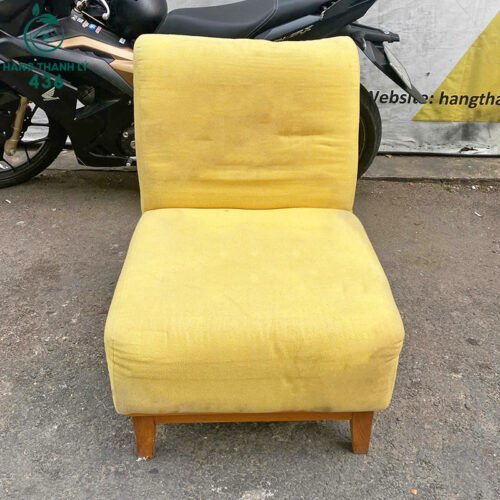 Ghế sofa đơn mini đã qua sử dụng màu vàng