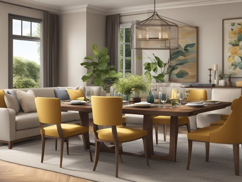 Ghế sofa kiêm bàn ăn với kiểu dáng và màu sắc hài hòa, tối ưu không gian