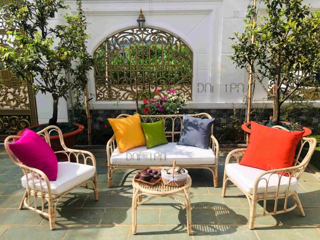 Ghế sofa mây Elizabeth cho phòng khách