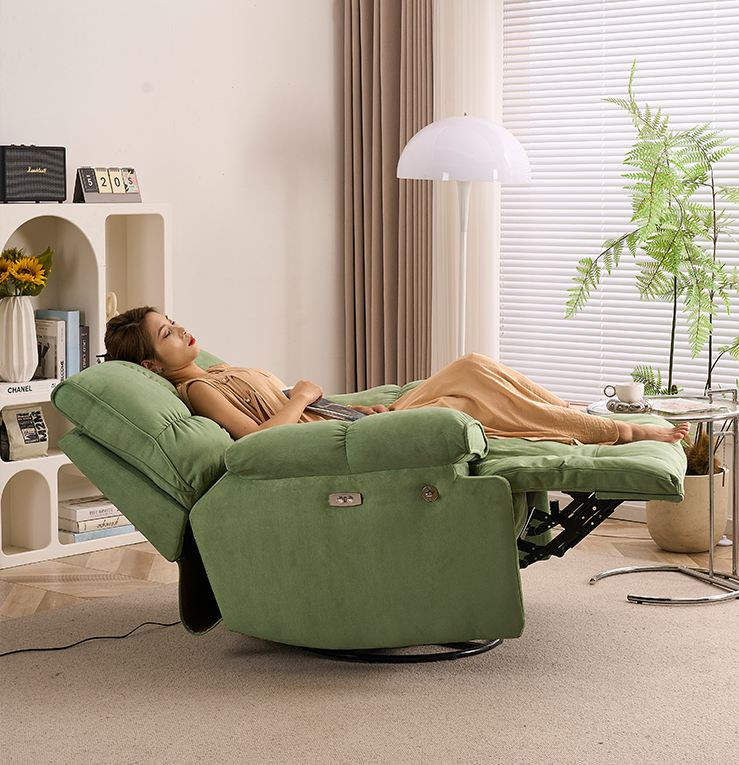 Ghế sofa thư giãn bập bênh tạo điểm nhấn sang trọng cho không gian