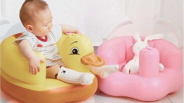 Ghế tập ngồi cho bé với thiết kế hỗ trợ cột sống non nớt