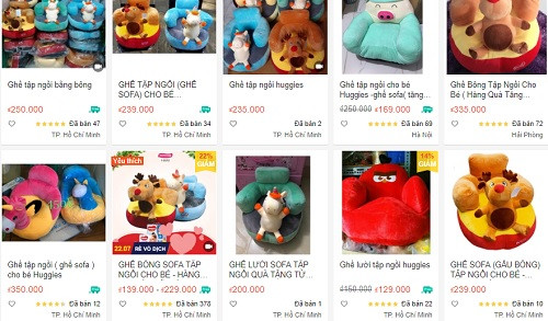 Ghế tập ngồi Huggies màu hồng phấn với thiết kế chắc chắn